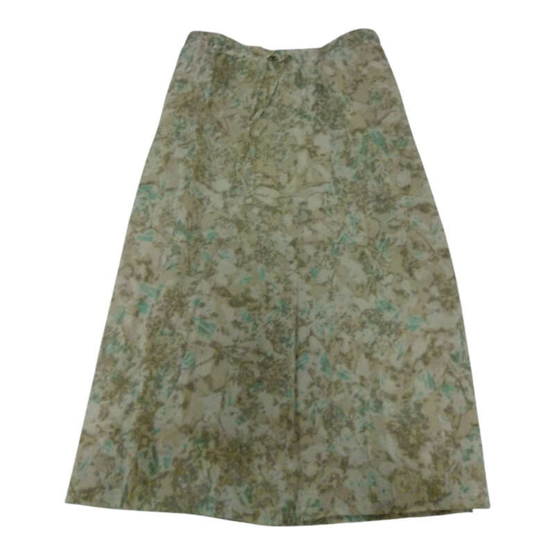 Skirt: Tan/Teal