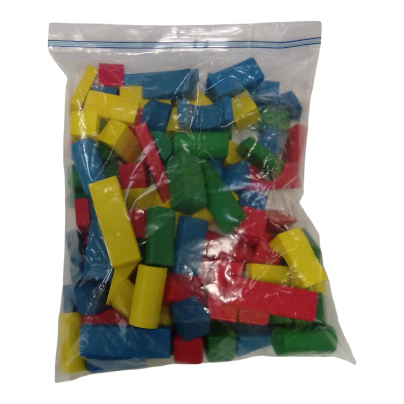 100pc Wood Blocks