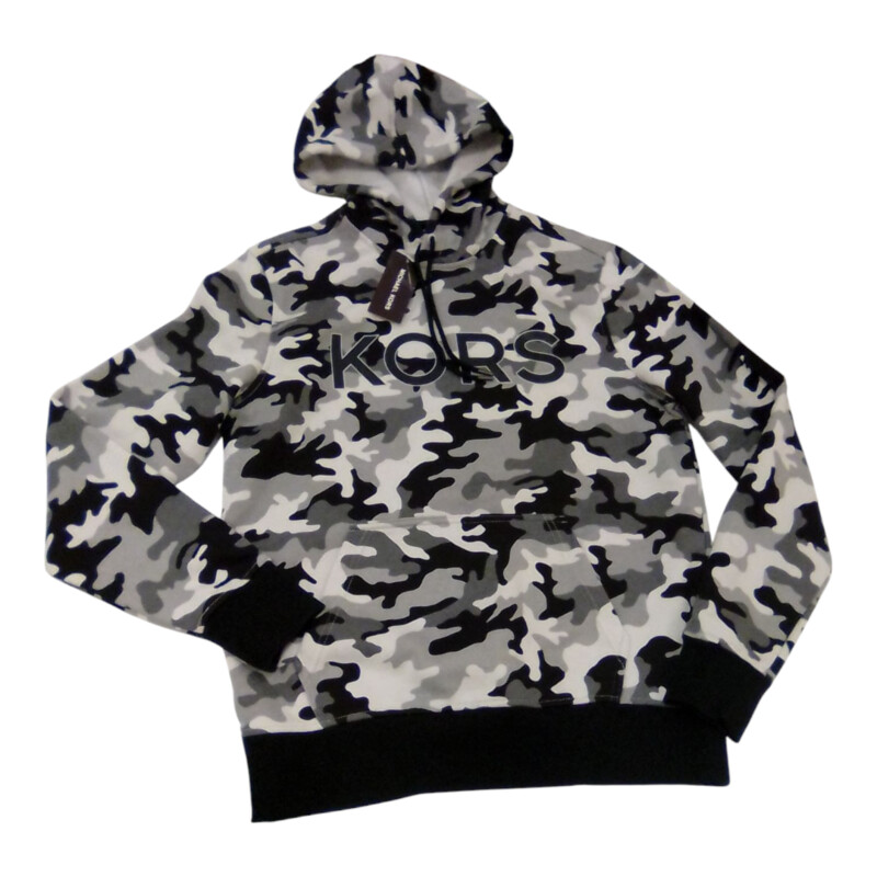Sweater: Camo Hoodie Gray