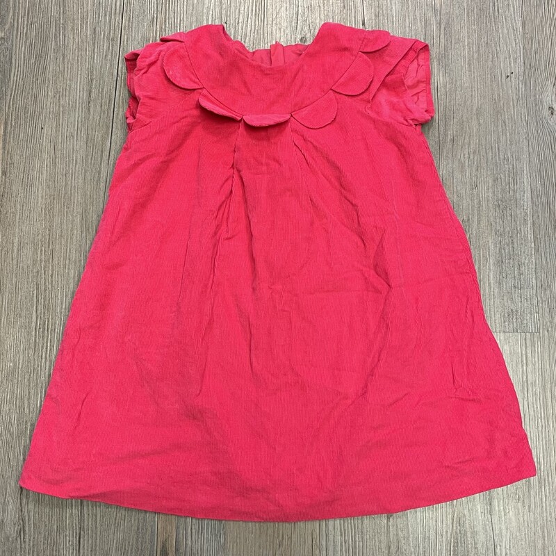 Jacadi Lined Corduroy Dress, Hotpink, Size: 3Y