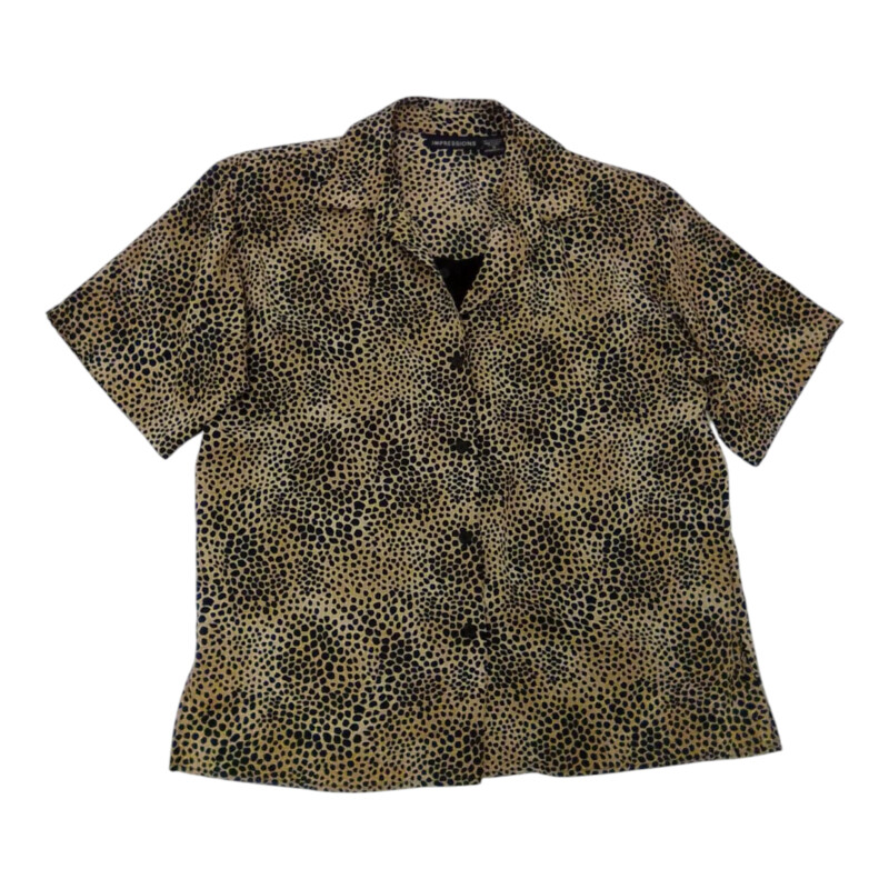 Shirt: Lepard Button Up