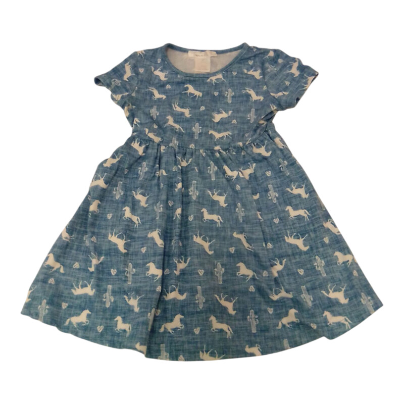 Dress: Blue Horses