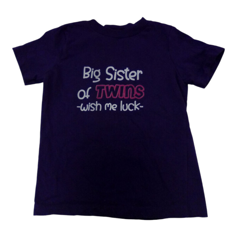 Shirt: Big Sister Of Twin, Girl, Size: 3t

Located at Pipsqueak Resale Boutique inside the Vancouver Mall, Suite 230, (upstairs between Round 1 and Golds Gym) or online at: #pipsqueakresale

All items are photographed prior to being steamed. Cross posted, items are located at #PipsqueakResaleBoutique, payments accepted: cash, paypal & credit cards. Any flaws will be described in the comments. More pictures available with link above. Local pick up available at the #VancouverMall, tax will be added (not included in price), shipping available (not included in price, *starts at $9.99; please contact regarding shipment of toys or other larger items), item can be placed on hold with communication, message with any questions. Join Pipsqueak Resale - Online to see all the new items! Follow us on IG @pipsqueakresale / Facebook @pipsqueakresaleboutique & Thanks for looking! Due to the nature of consignment, any known flaws will be described; ALL SHIPPED SALES ARE FINAL. All items are currently located inside Pipsqueak Resale Boutique as a store front items purchased on location before items are prepared for shipment will be refunded.

#resalerocks #shopsmall #pipsqueakresale #shopvanmall #vancouverwa #portland #reusereducerecycle #fashiononabudget #chooseused #consignment #savemoney #shoplocal #weship  #shopvanmall #vancouvermall #vancouver #vancouverwashington #keepusopen #shoplocalonline #resale #resaleboutique #mommyandme #minime #fashion #reseller #usedclothing #usedtoys #secondhand #consign #store #clothes #womensclothes #kidsclothes #shopvancouvermall
