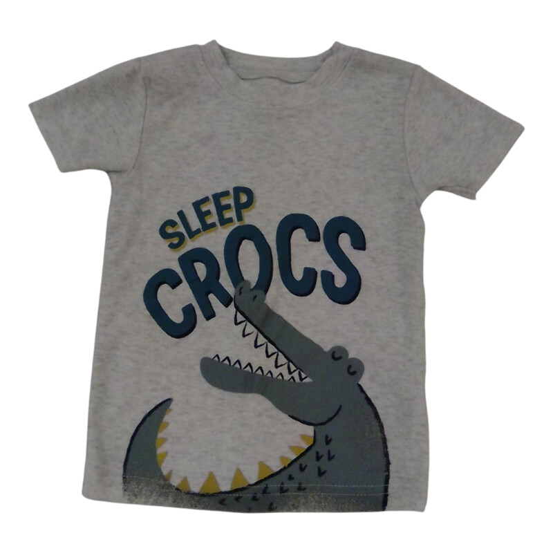 Shirt: Gray Sleep Crocs