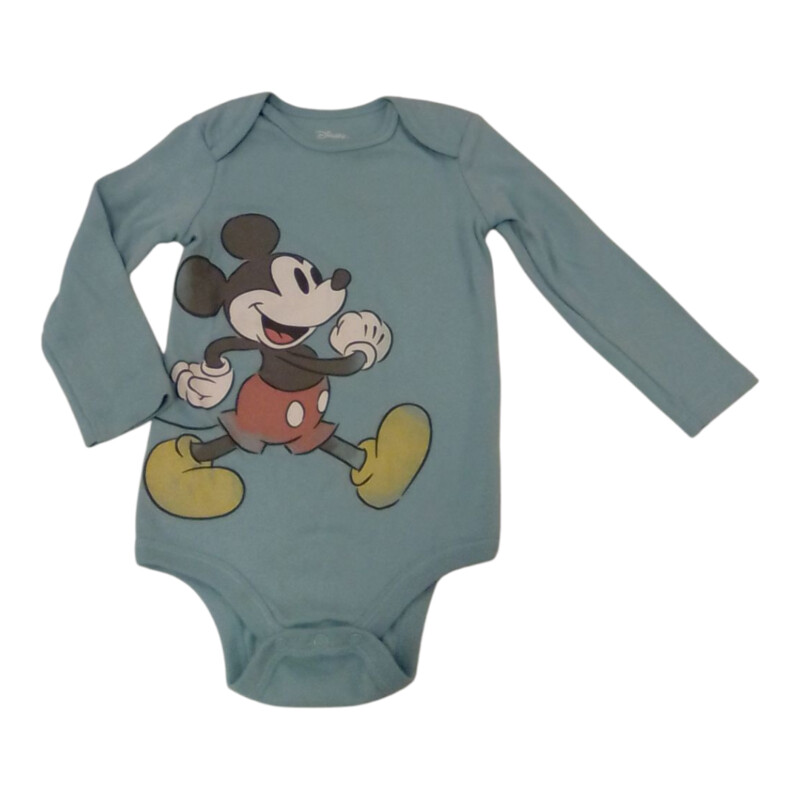 Long Sleeve Onesie: Blue