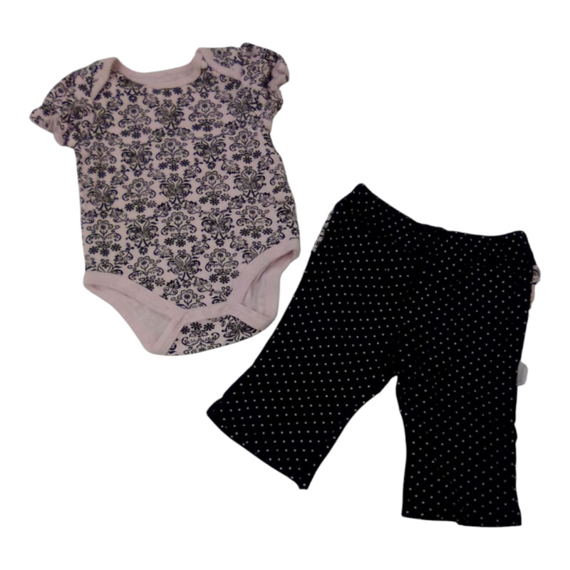 2pc Pink/Black