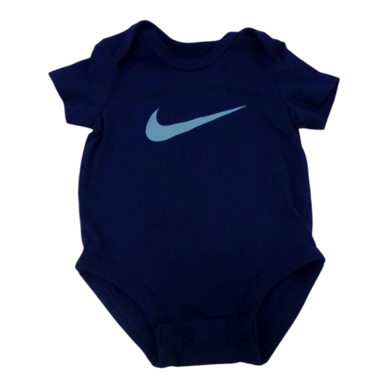 Onesie: Blue Swoosh
