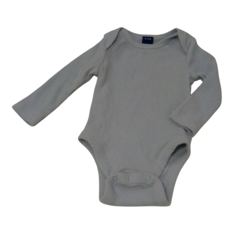 Long Sleeve Onesie: Blue