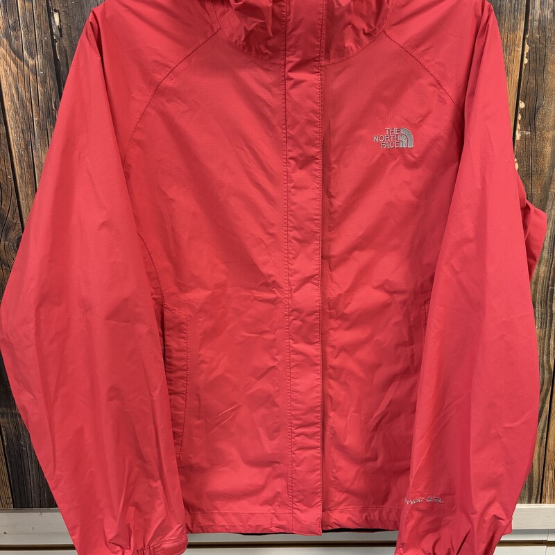 Coral North Face Spring Jacket, None, Size: M
