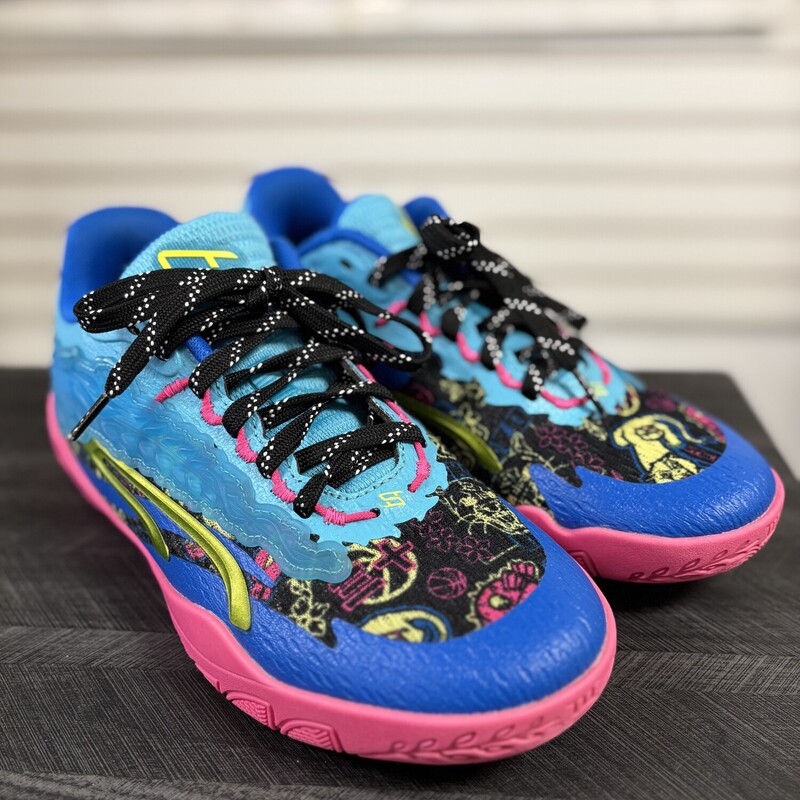 Pink Blue Pumas, Size: 8