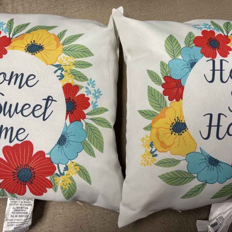 Home Sweet  Home Pillows, Size: 15x15