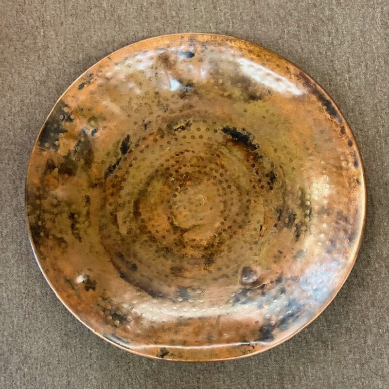 Artisan Copper Wall Bowl
