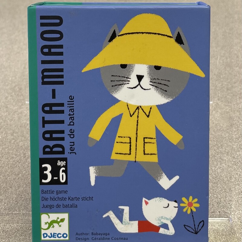Djeco Bata Miaou Card Game, Multi, Size: Complete
Pre-owned