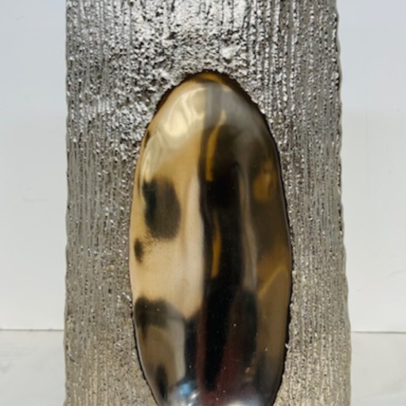 Metal Texture Oval Indent