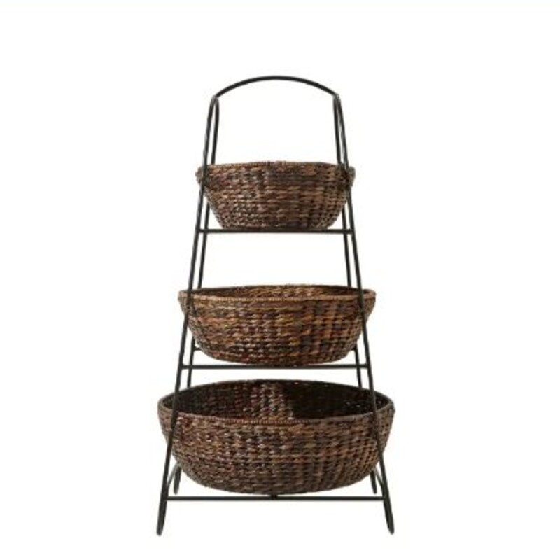 Arhaus 3 Tier Basket Hold
