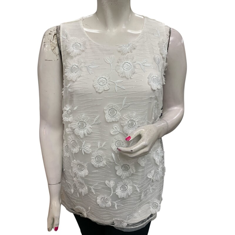 Inc International CO, White, Size: 2X