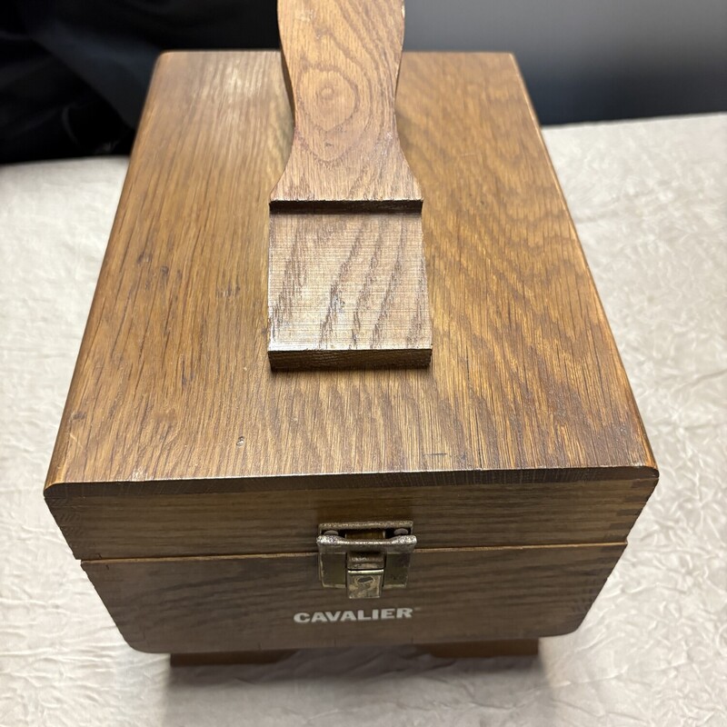 Vintage Cavalier Shoe Shine Box