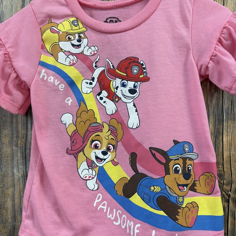 Pink Paw Patrol Shirt, Size: 2t