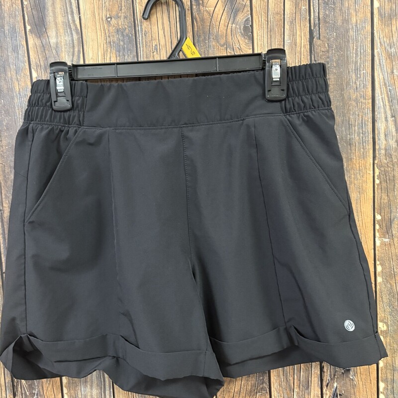 Black Apana Shorts, Size: Large