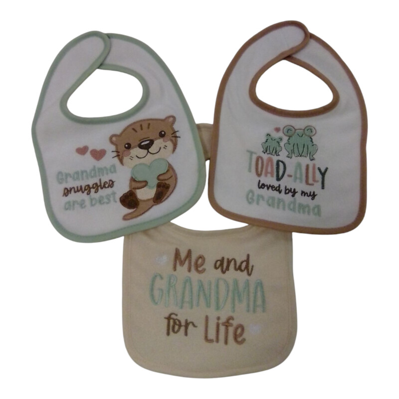 3pc Bibs Me & Grandma