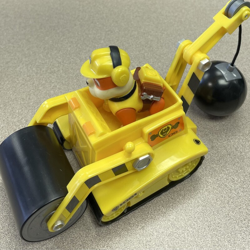Paw Patrol Rubble, Yellow, Size: Pre-owned