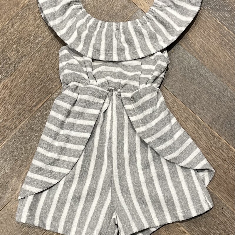 Vignette Terry Romper, Grey, Size: 4Y
NEW