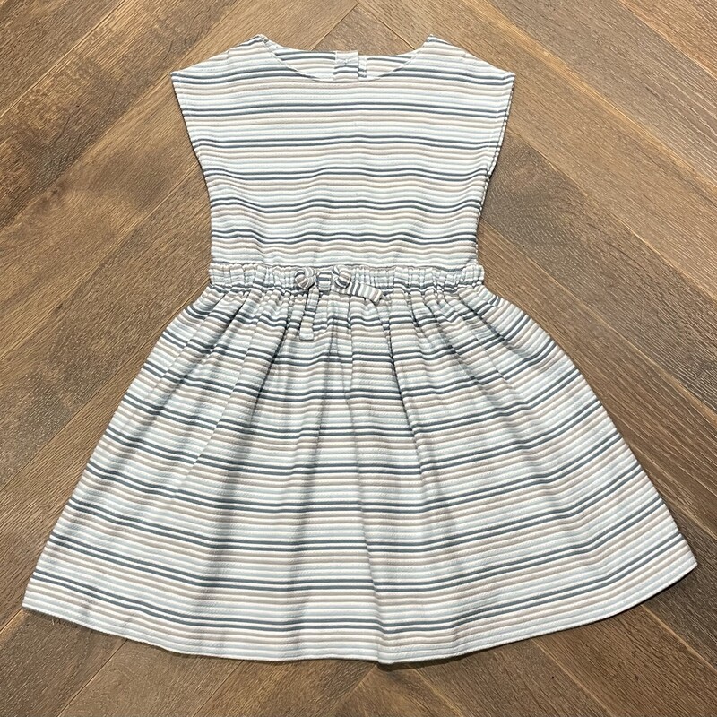 Vignette Terry  Dress, Blue, Size: 4Y