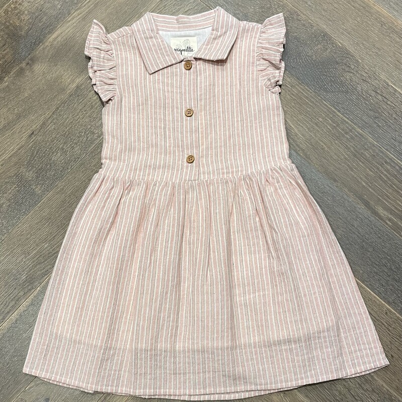 Vignette Dress, Pink, Size: 4Y
NEW