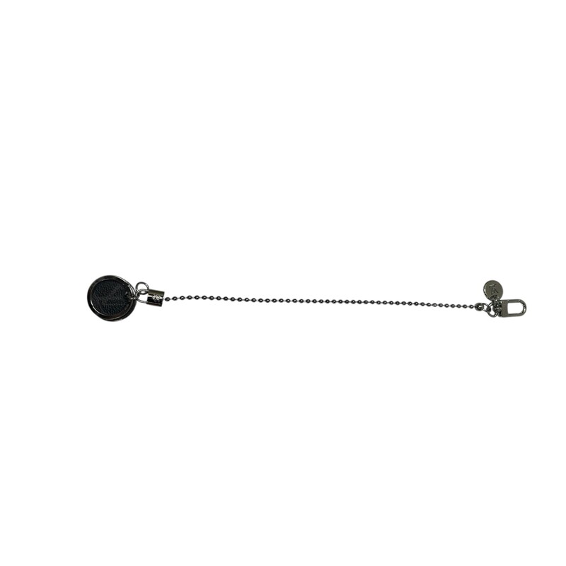 Louis Vuitton  Eclipse Chain Charm Key<br />
<br />
Style Code: M 63629<br />
<br />
In very good condition. Some scratching of the  hardware.<br />
<br />
Does come with original dust bag and box.