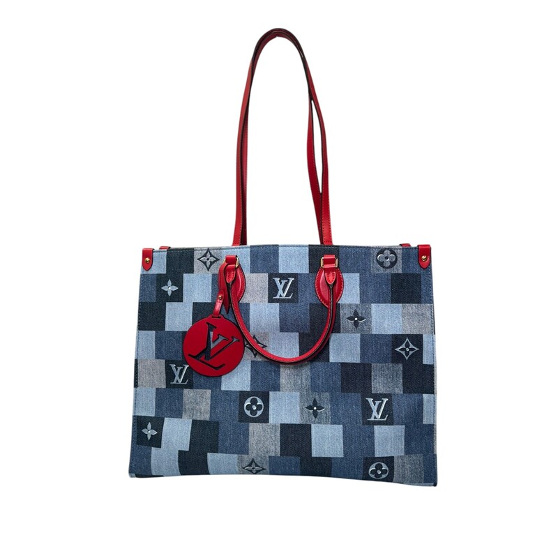Louis Vuitton OntheGo GM Patchwork<br />
<br />
Date Code: FN0260<br />
<br />
Dimensions:<br />
16.1 x 13.4 x 7.5 inches<br />
(Length x Height x Width)<br />
<br />
In excellent condition.<br />
<br />
Does not come with the original dust bag or box.