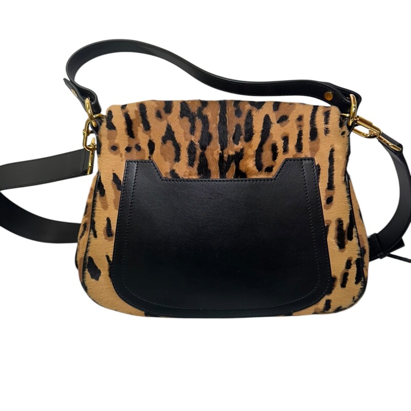 Tom Ford jennifer medium double strap bag in leopard haircalf - Cheetah<br />
<br />
Date Code:<br />
L1752024AAW<br />
<br />
Dimensions:<br />
9.5H x 12.6W x 5.9D<br />
<br />
In excellent condition.<br />
<br />
Comes with the original dust bag. No box.