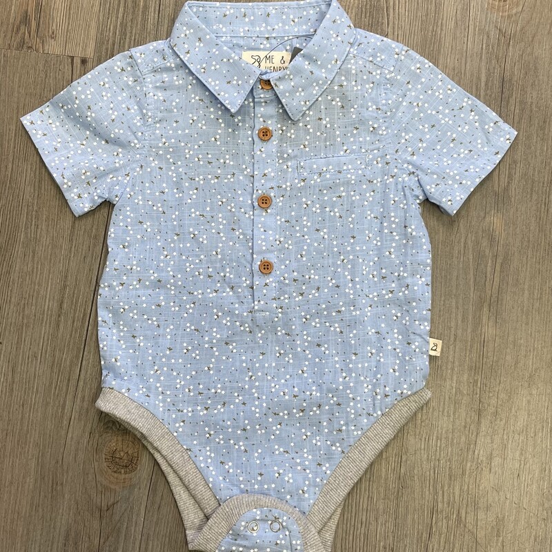 Me & Henry Woven Onesie, Blue Plaid, Size: 12-18M
NEW