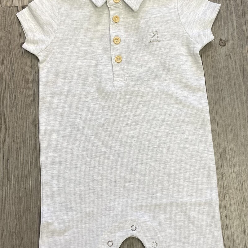 Me & Henry Polo Onesie Grey, Size: 12-18M
NEW