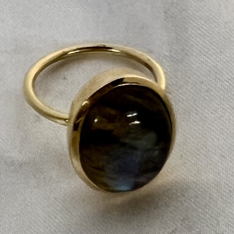 Artisan Oval Blue Stone