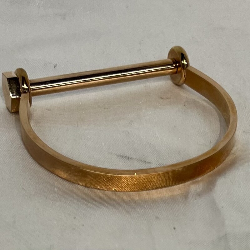 Copper Screw Bar Bracelet