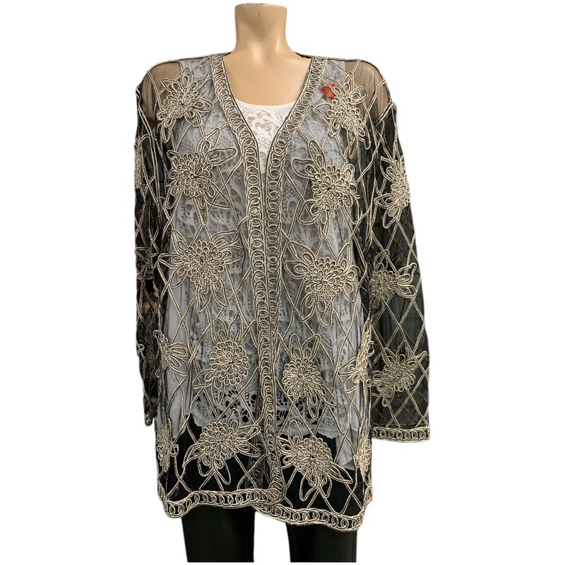 Valenti RomeNYParis Card, Blk/slvr, Size: 2X