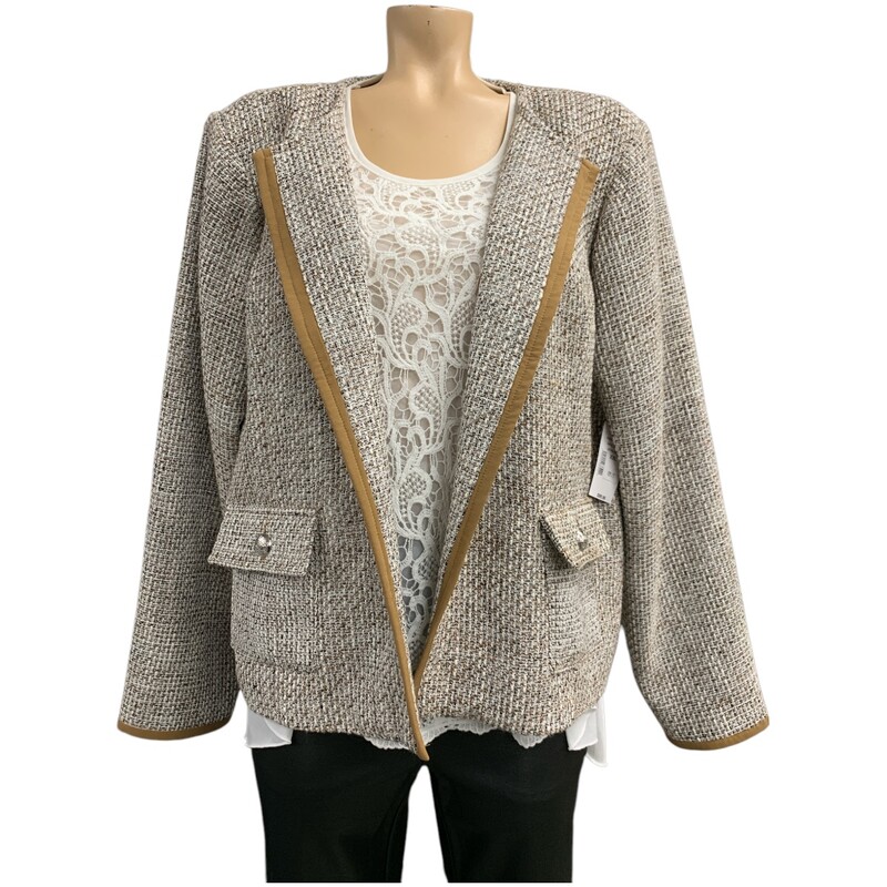 Cleo, Vrwn/whi, Size: 2X