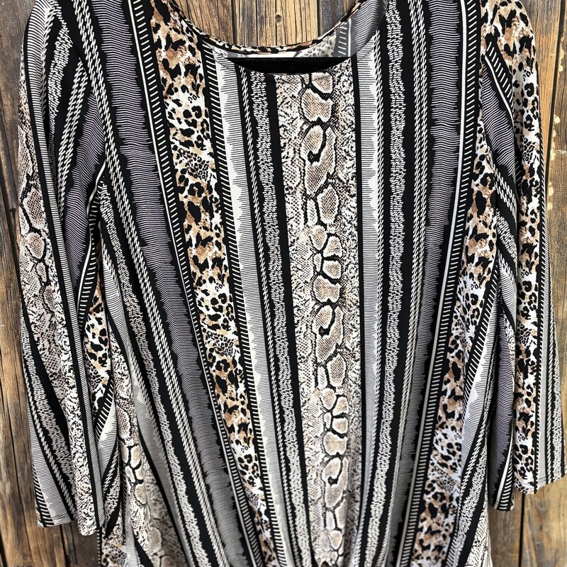 Black/tan Tye Shirt