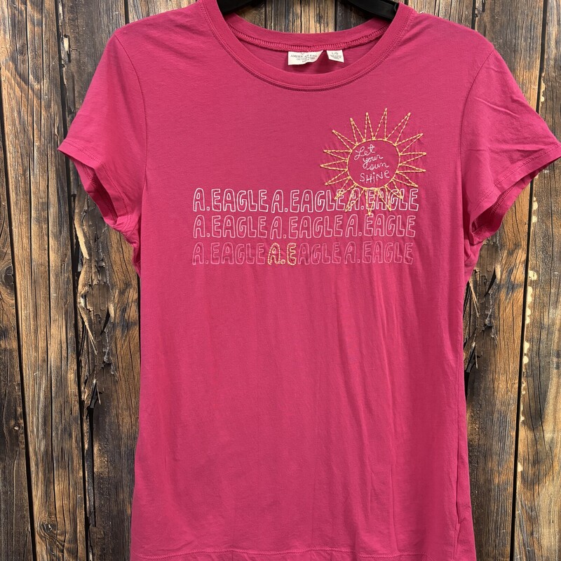 Pink AE Sun Shirt, Size: L