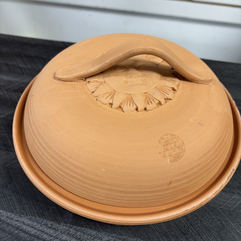 Terracotta Bowl W Lid