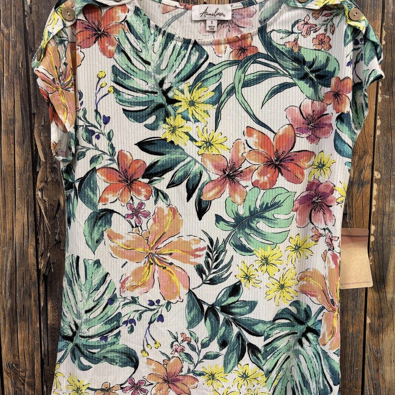 Nwt Floral Shirt, Size: S