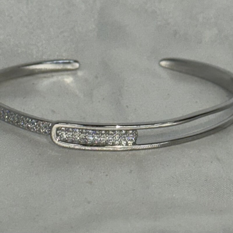 925 CZ Open Bangle