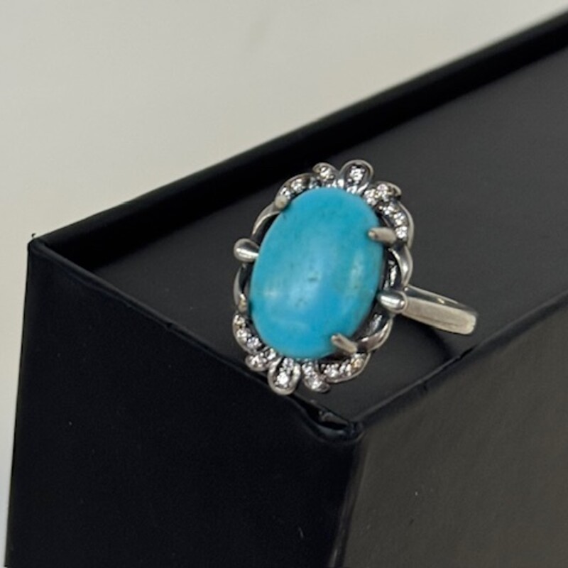 925 Turquoise Filigree