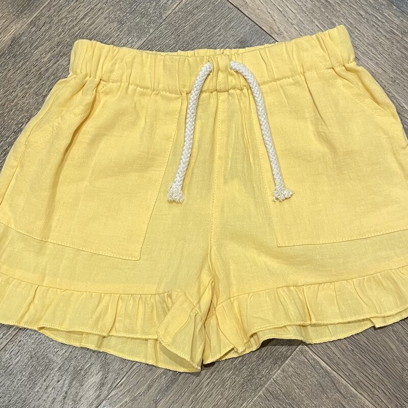 Vignette Brynlee Shorts, Yellow, Size: 4Y
NEW