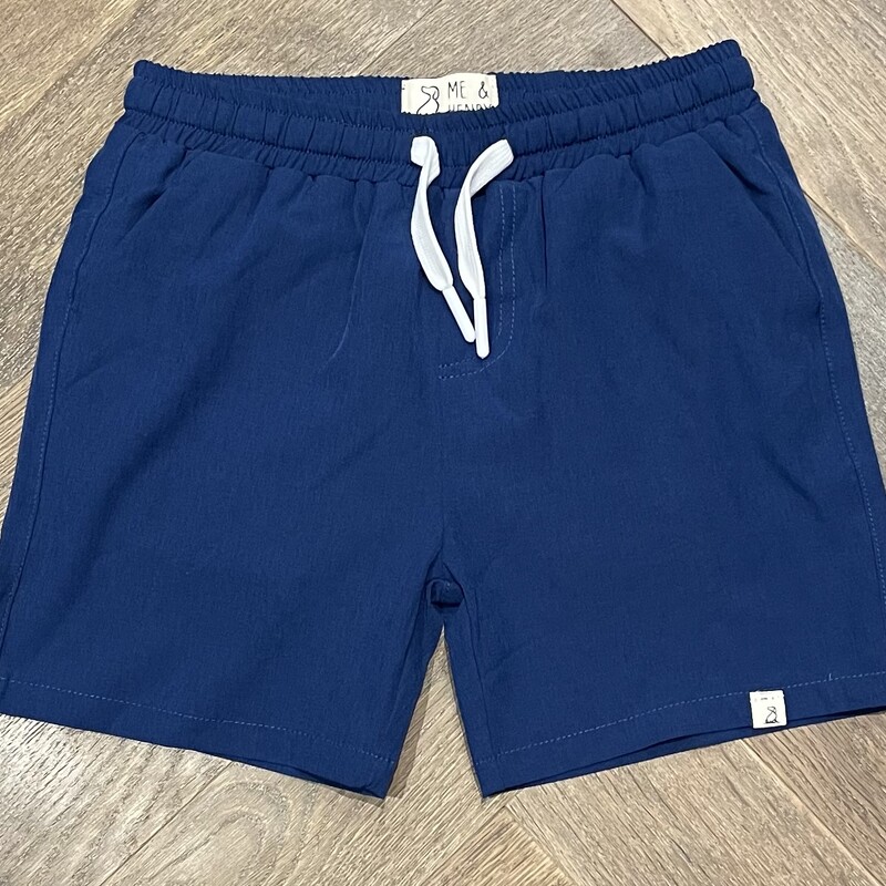 Me & Henry Swim Shorts, Navy, Size: 5-6Y
NEW