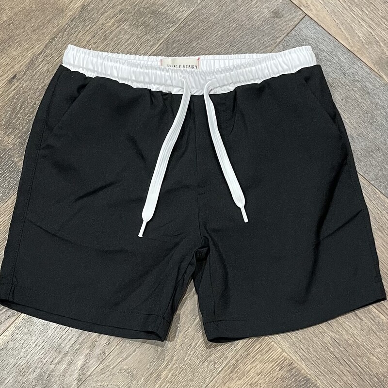 Me & Henry Swim Shorts, Black, Size: 4-5Y
NEW