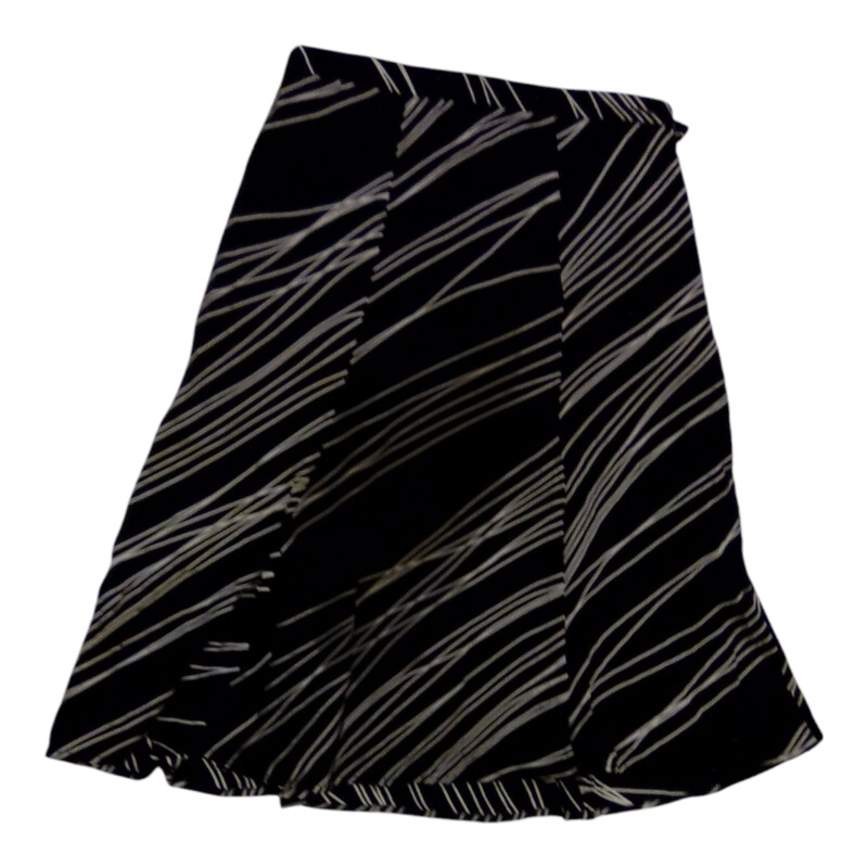 Skirt: Black/White Stripe