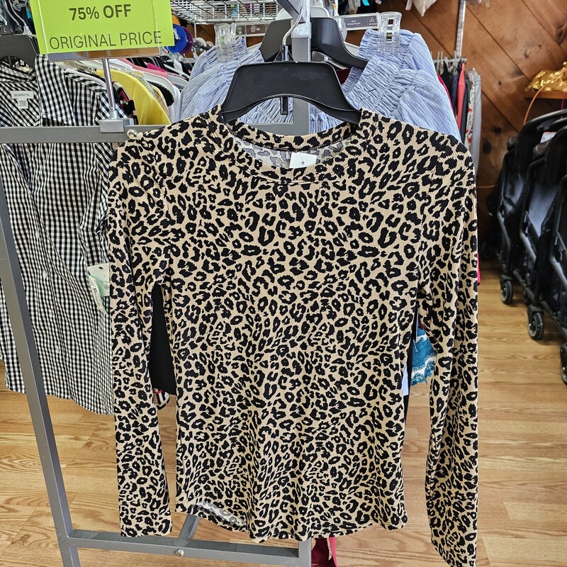 NO BOUNDARIES SHIRT, LEOPARD, Size: SMALL