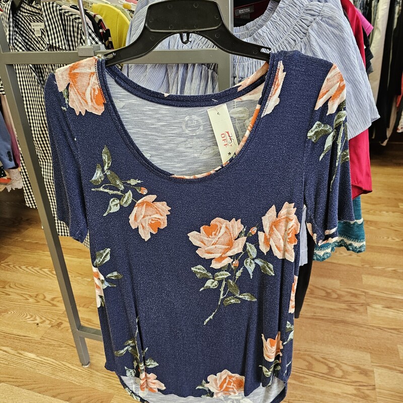 MAURICES SHIRT, NAVY, Size: SMALL