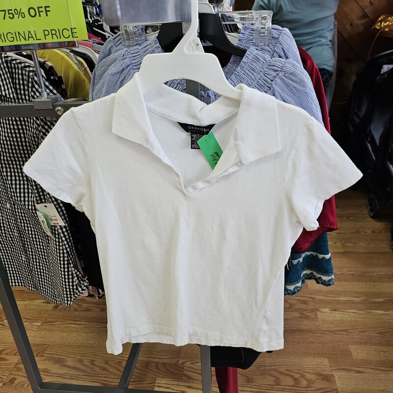 GEORGE SHIRT, WHITE, Size: SMALL